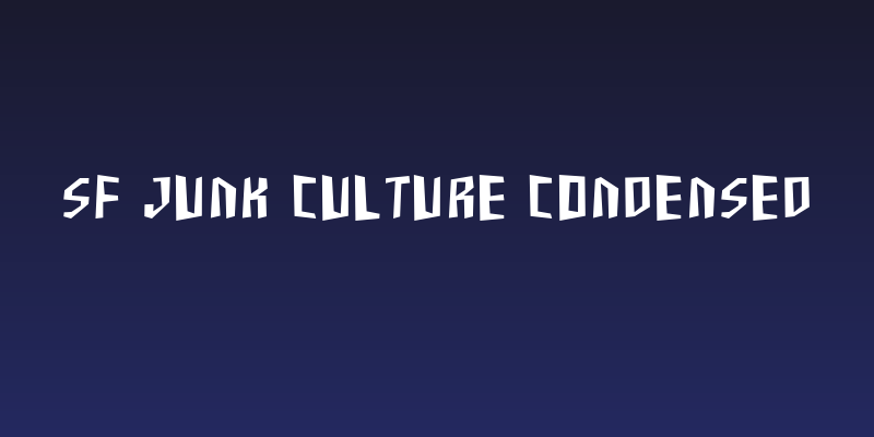 SF Junk Culture Condensed Social Header