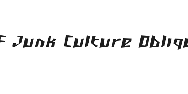 SF Junk Culture Oblique Logo
