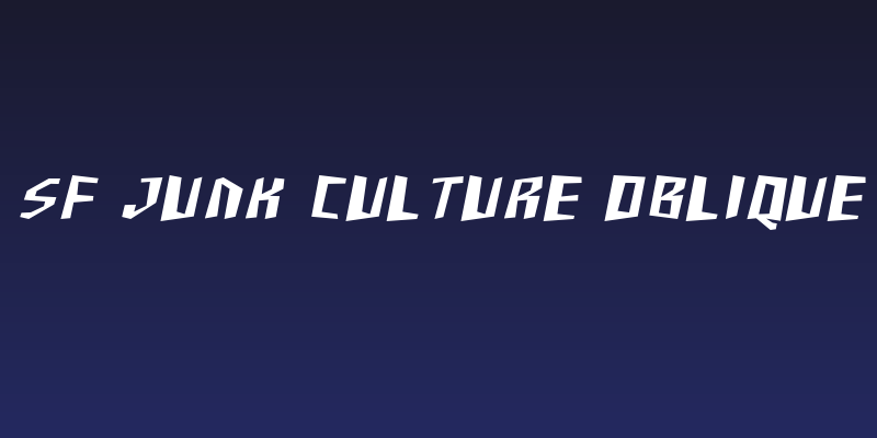 SF Junk Culture Oblique Social Header