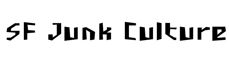 SF Junk Culture  Free Fonts Download