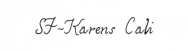 SF-Karens Cali  Frei Schriftart Herunterladen