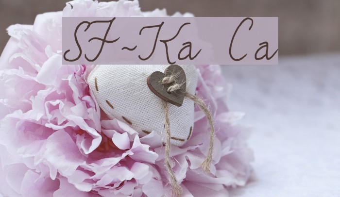 SF-Karens Cali Font examples