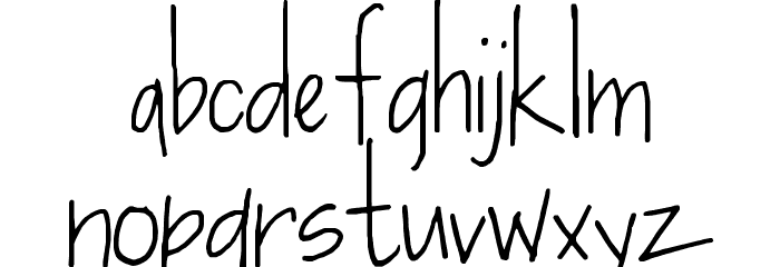SF-Karens Font LOWERCASE