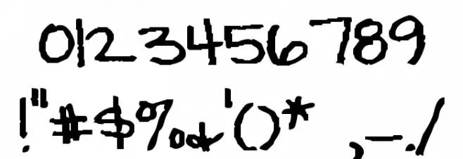 SF-Kats Font OTHER CHARS