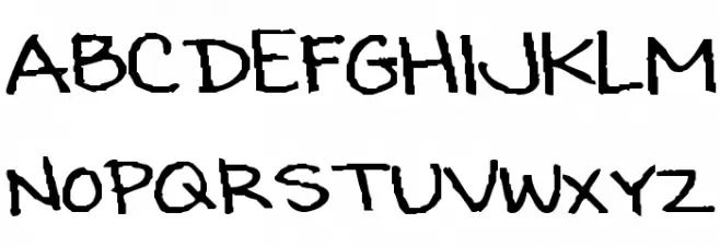 SF-Kats Font UPPERCASE