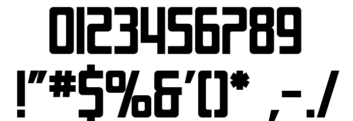 SF Laundromatic Bold Font OTHER CHARS