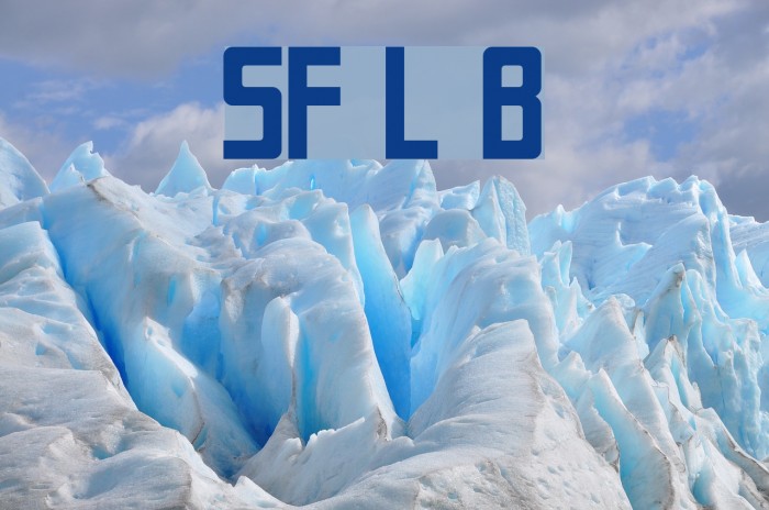 SF Laundromatic Bold Font examples