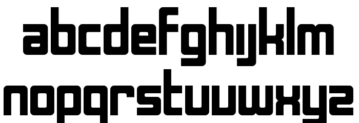 SF Laundromatic Bold Font LOWERCASE