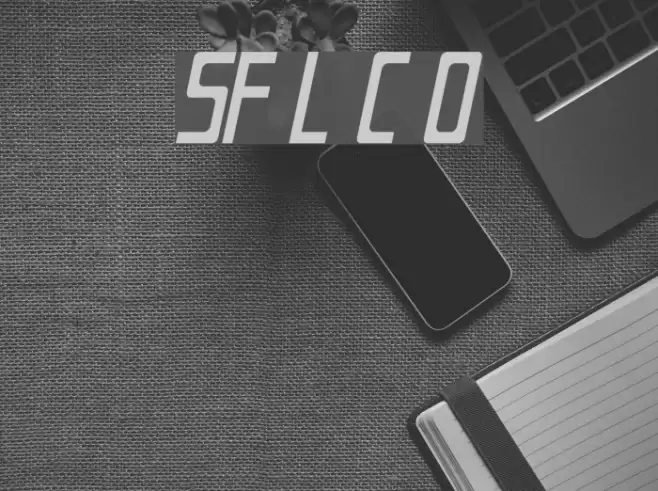 SF Laundromatic Condensed Oblique Font examples