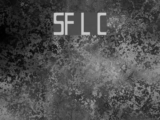 SF Laundromatic Condensed Font examples