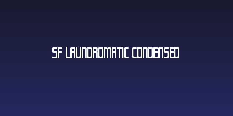 SF Laundromatic Condensed Social Header