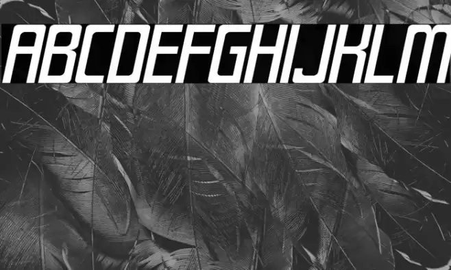 SF Laundromatic Extended Oblique Font examples