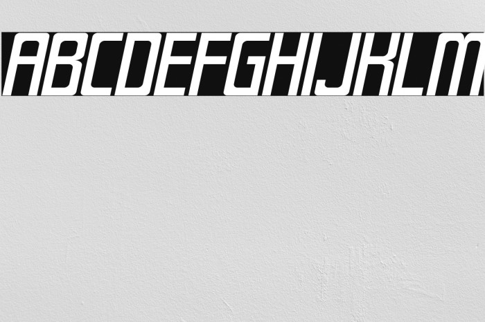 SF Laundromatic Extended Oblique Font examples