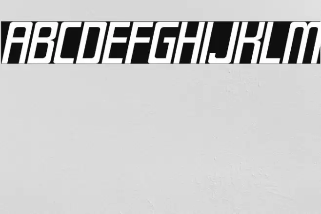 SF Laundromatic Extended Oblique Font examples