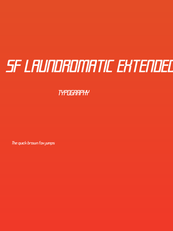 SF Laundromatic Extended Oblique Poster