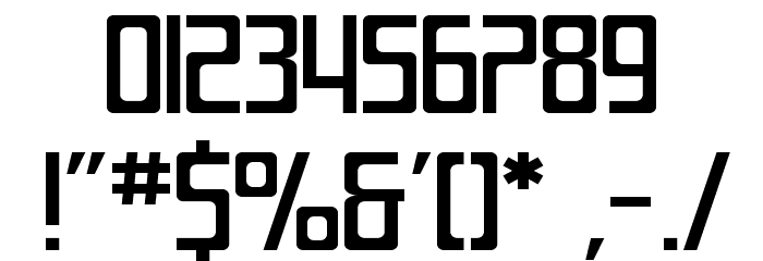 SF Laundromatic Extended Font OTHER CHARS