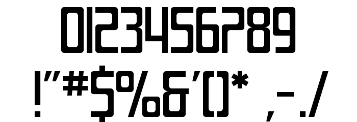 SF Laundromatic Font OTHER CHARS