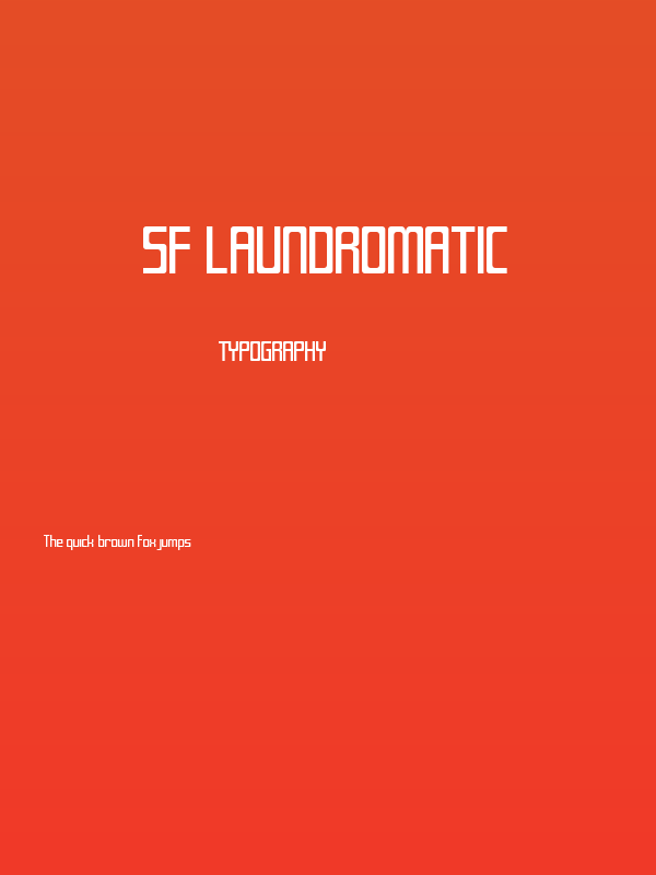 SF Laundromatic Poster