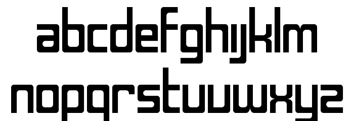 SF Laundromatic Font LOWERCASE