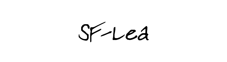 SF-Lea Font