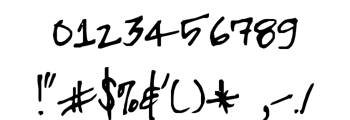 SF-Lea Font OTHER CHARS