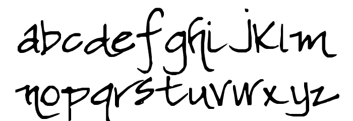 SF-Lea Font LOWERCASE