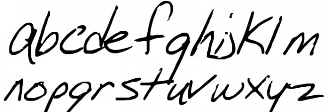 SF-Mike Font LOWERCASE