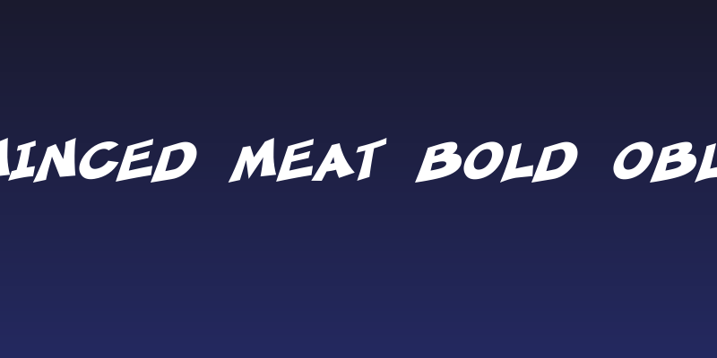 SF Minced Meat Bold Oblique Social Header