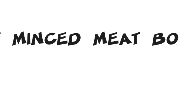 SF Minced Meat Bold Logo