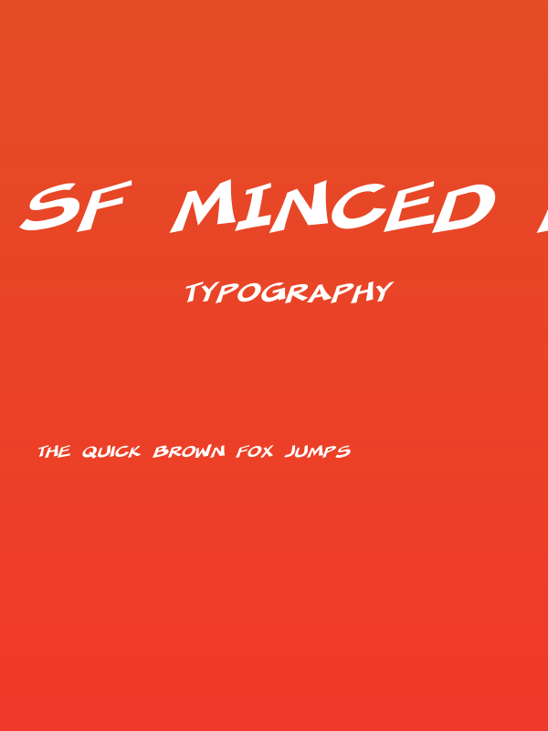 SF Minced Meat Extended Oblique Poster
