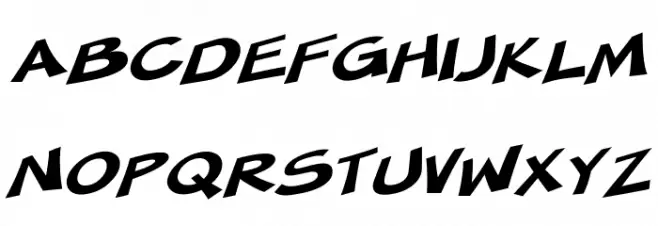 SF Minced Meat Extended Oblique Шрифта строчной