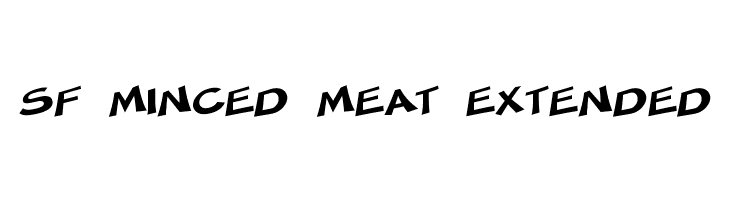 SF Minced Meat Extended  Fuentes Gratis Descargar