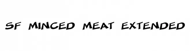 SF Minced Meat Extended  font caratteri gratis