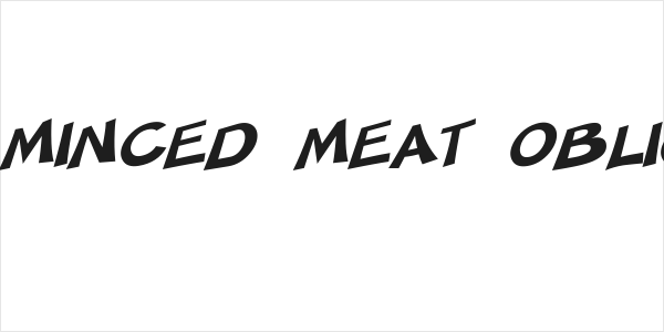 SF Minced Meat Oblique Logo