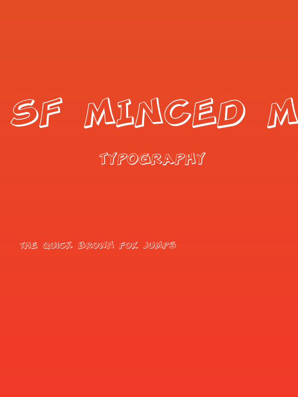 SF Minced Meat Shaded Poster