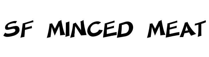 SF Minced Meat  免费字体下载