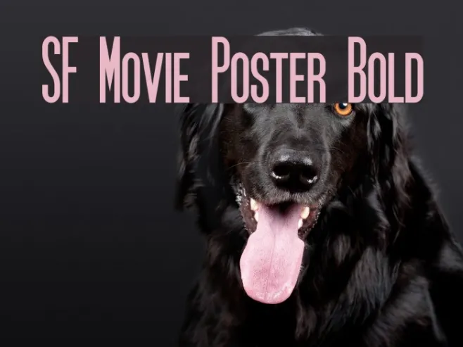 SF Movie Poster Bold Example 2