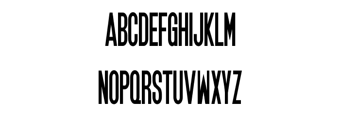 SF Movie Poster Condensed Bold Font LOWERCASE