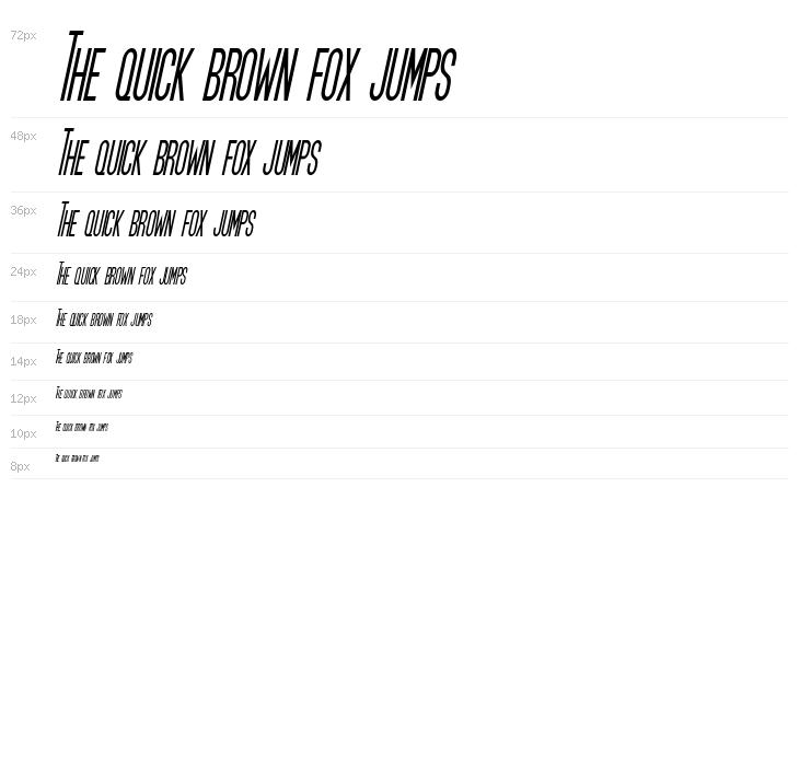 SF Movie Poster Condensed Oblique Waterfall