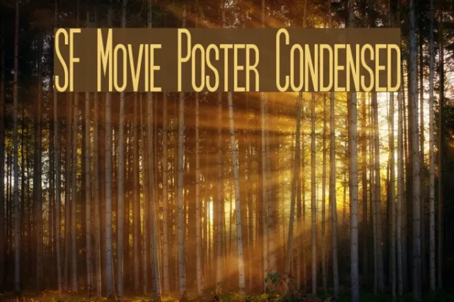 SF Movie Poster Condensed Example 2