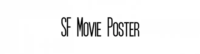 SF Movie Poster  Frei Schriftart Herunterladen