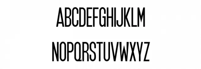 SF Movie Poster फ़ॉन्ट लोअरकेस