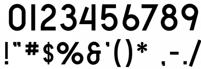 SF New Republic Bold Font OTHER CHARS