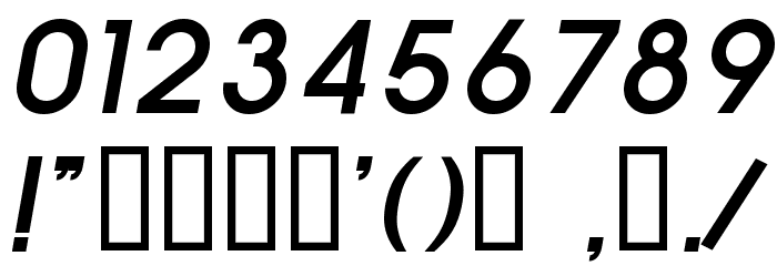 SF New Republic SC Bold Italic Font OTHER CHARS