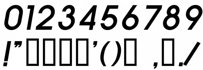 SF New Republic SC Bold Italic Font OTHER CHARS