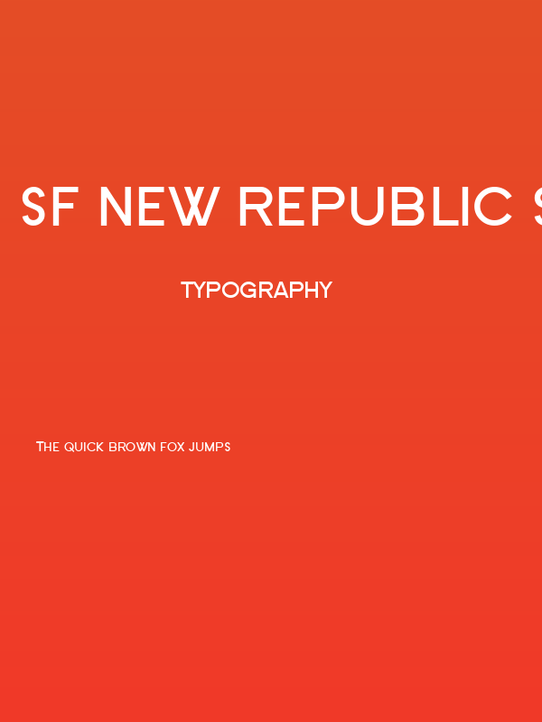 SF New Republic SC Bold Poster