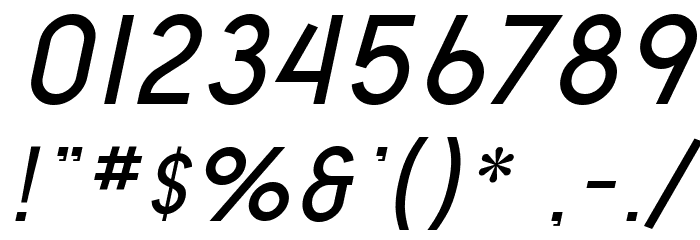 SF New Republic SC Italic Font OTHER CHARS