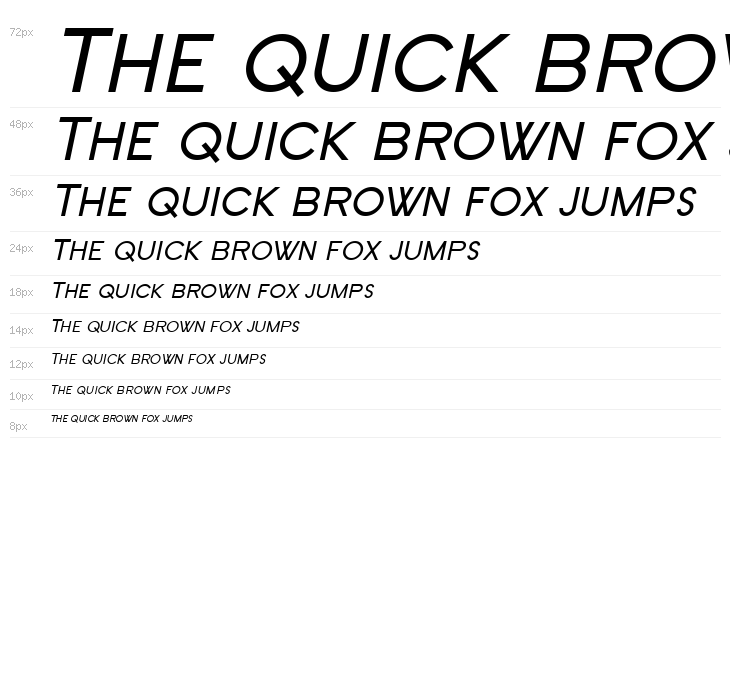 SF New Republic SC Italic Waterfall