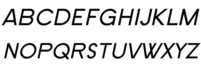 SF New Republic SC Italic Font LOWERCASE