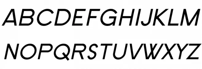 SF New Republic SC Italic Polices MINUSCULES